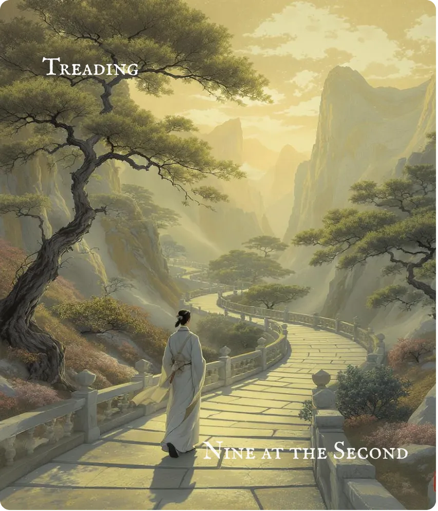 Hexagram 10 — Nine in the Second Card