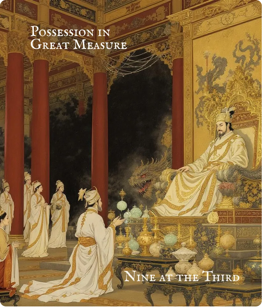 Hexagram 14 — Nine in the Third Card