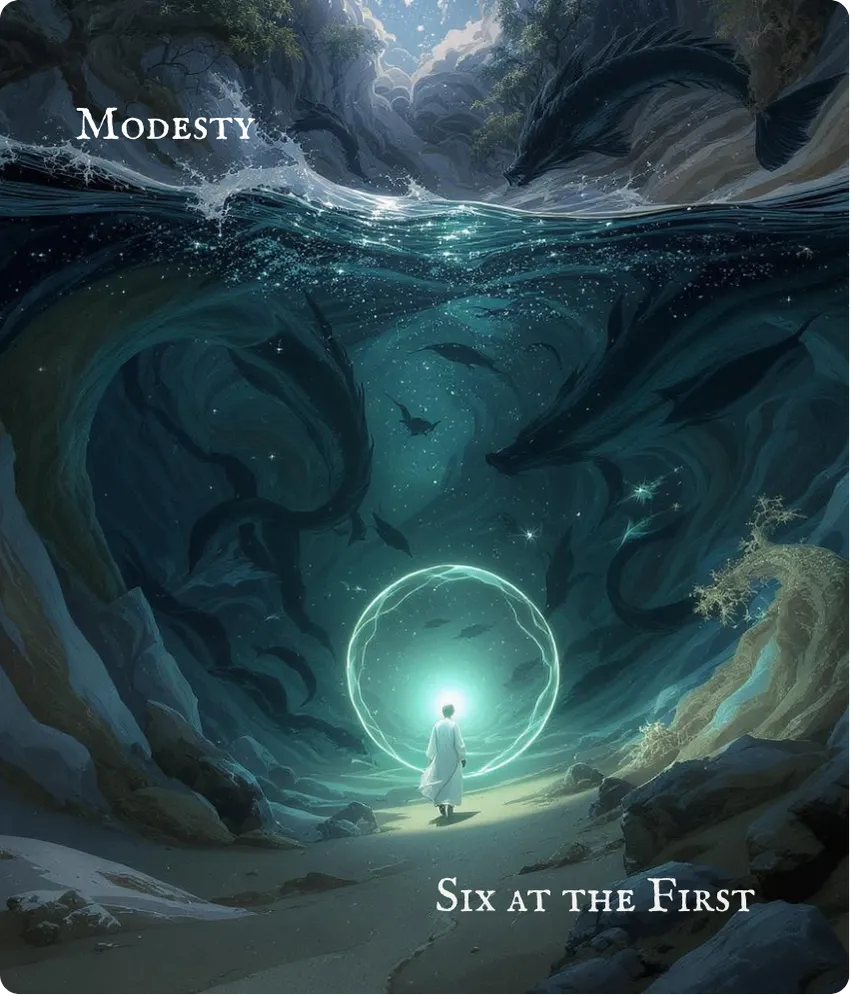 Hexagram 15 — First Six Card