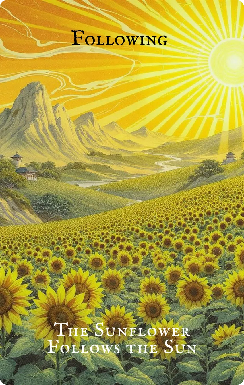 Hexagram 17 Following Card — Front