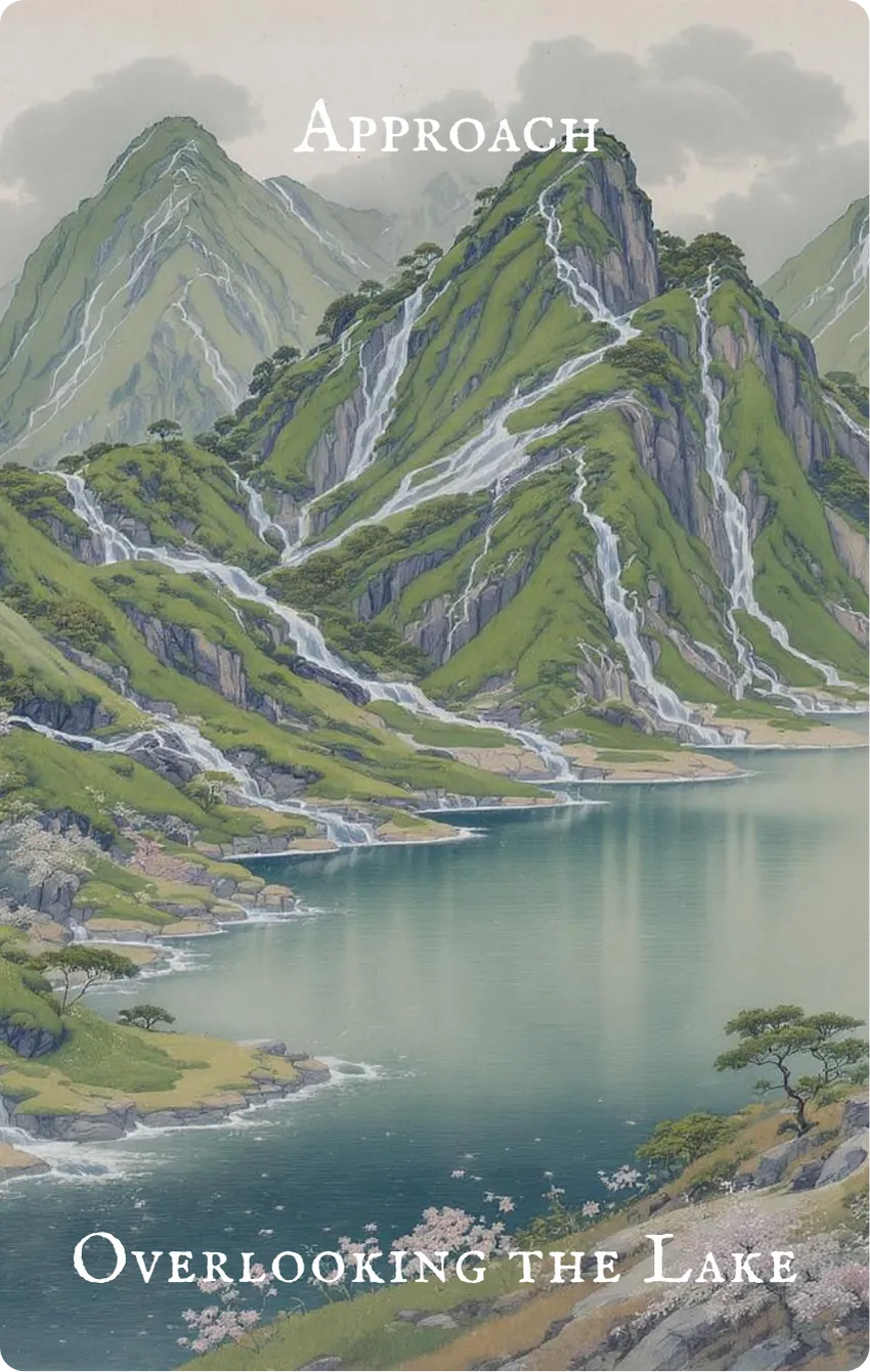 Hexagram 19 Approach Card — Front