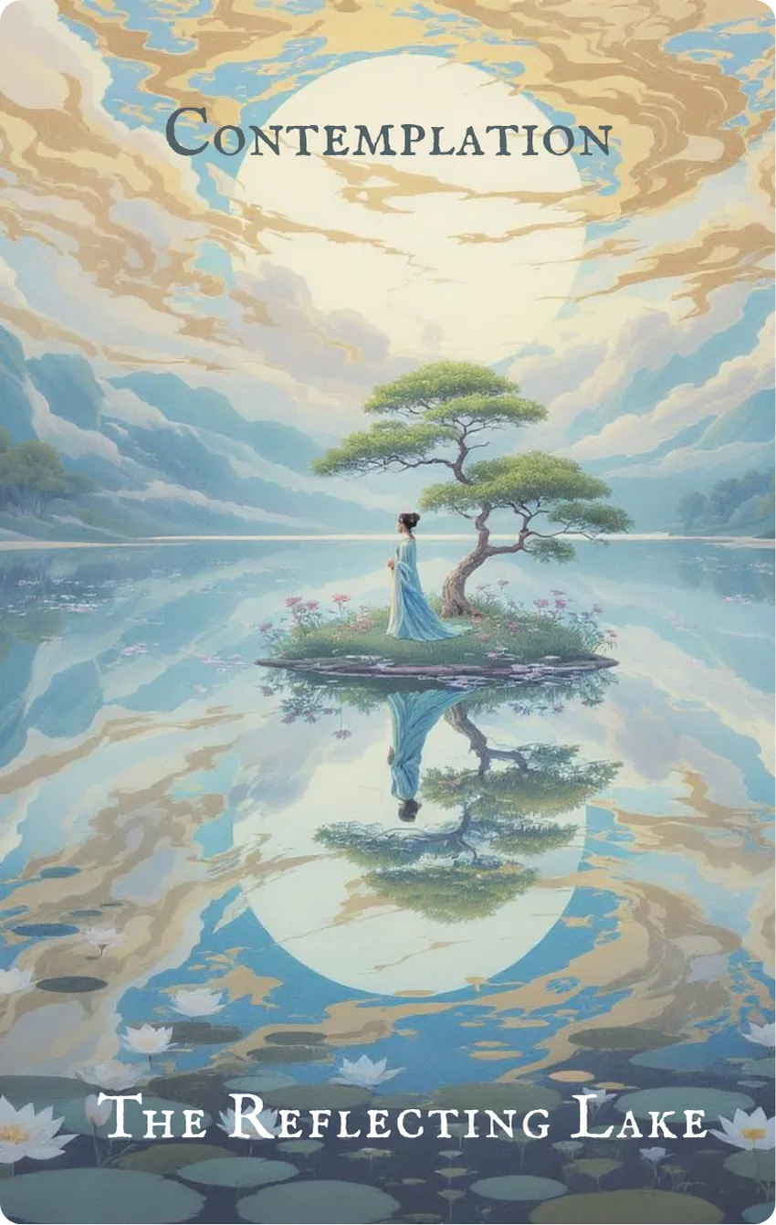 Hexagram 20 Contemplation (View) Card — Front