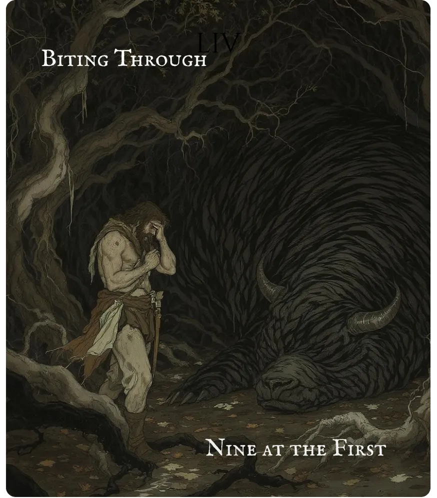 Hexagram 21 Biting Through — Six in the Third Card