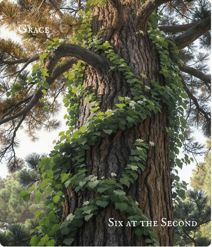 Hexagram 22 Grace — Six in the Second Card Front