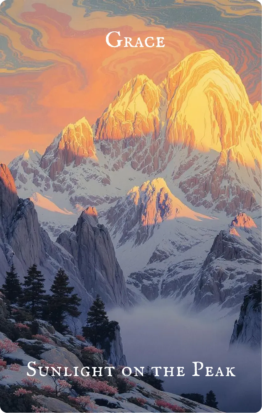 Hexagram 22 Grace Card — Front