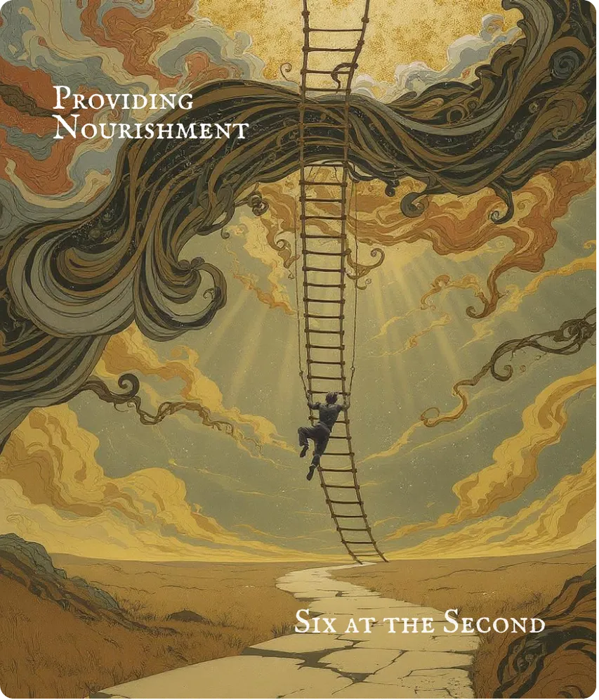 Hexagram 27 Six in the Second Line Card