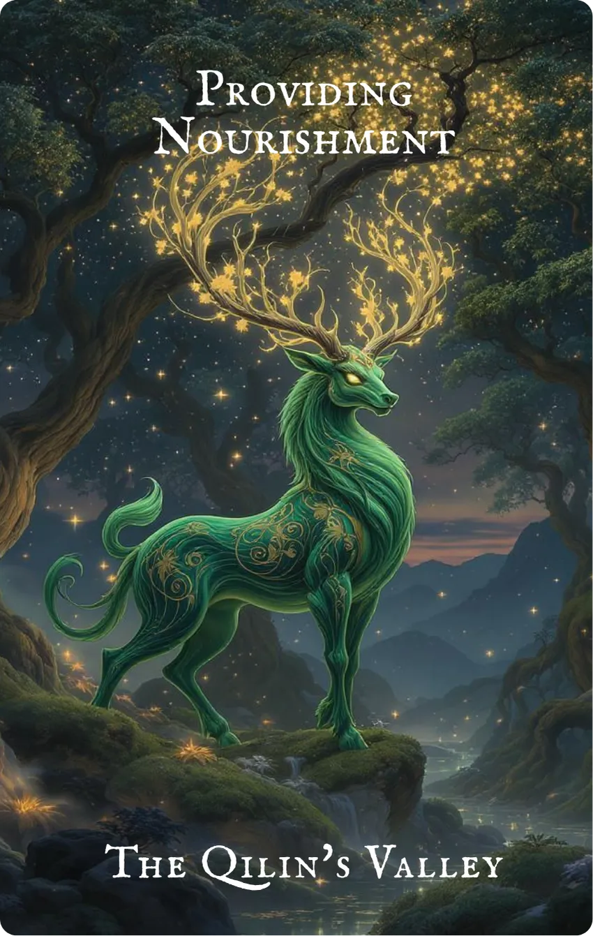 Hexagram 27 The Corners of the Mouth (Nourishment) — Card Front