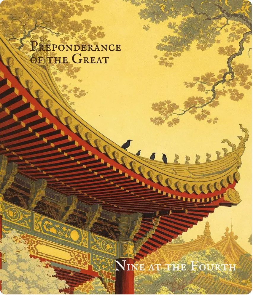 Hexagram 28 Nine in the Fourth Line Card