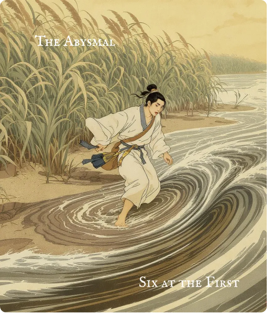 Hexagram 29 First Six Line Card