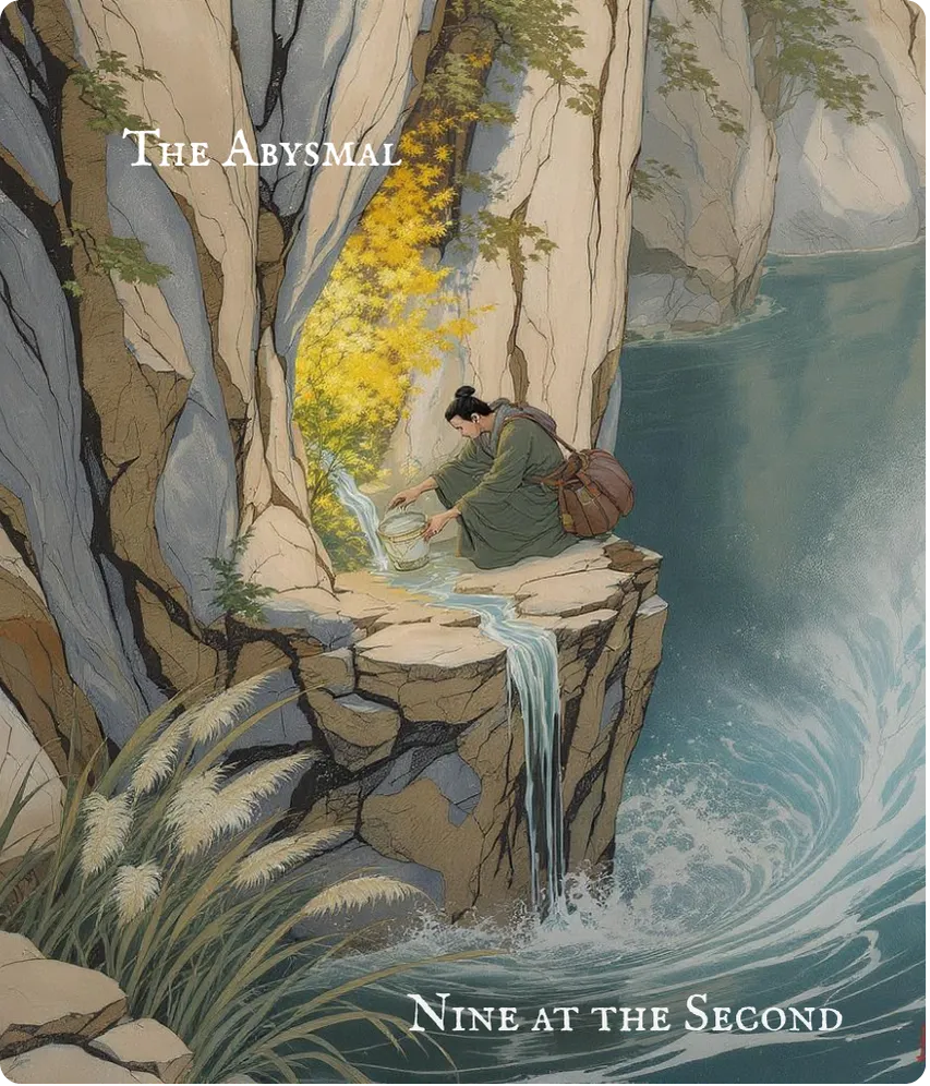 Hexagram 29 Nine in the Second Line Card