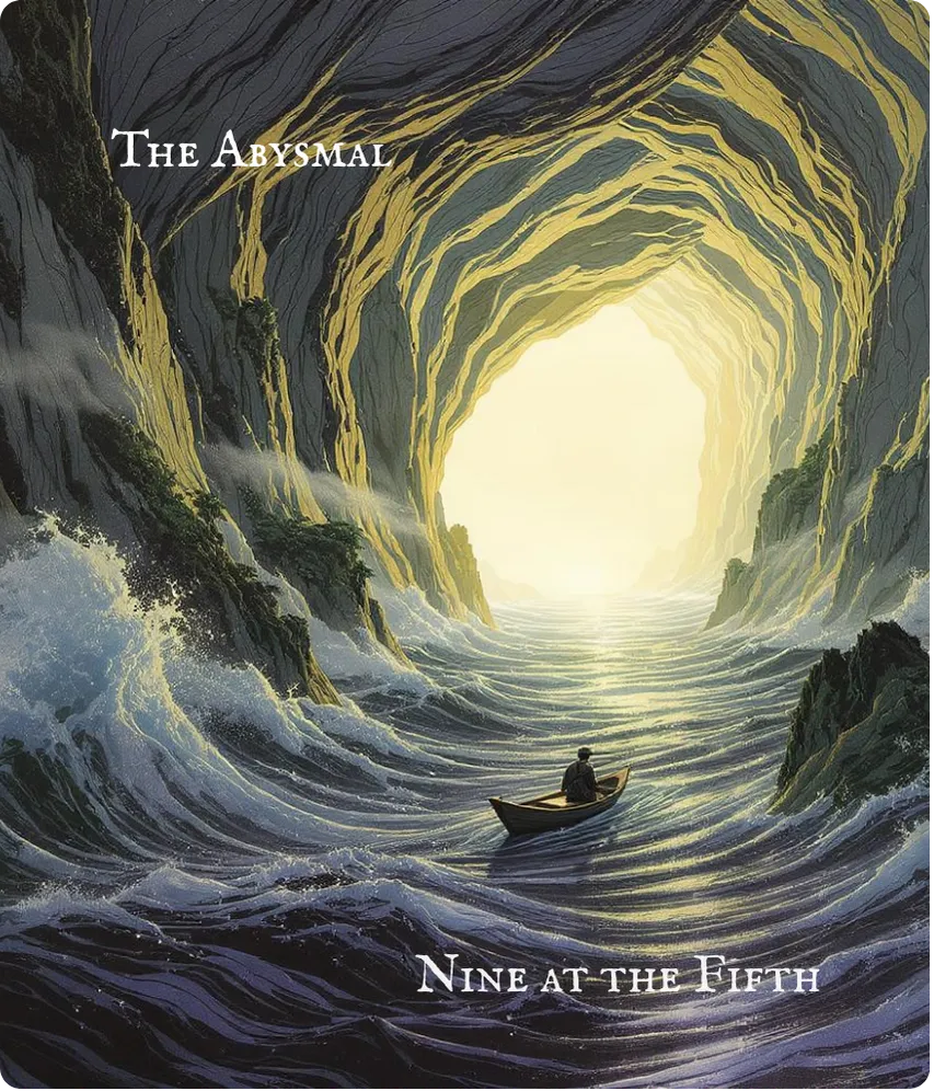 Hexagram 29 Nine in the Fifth Line Card