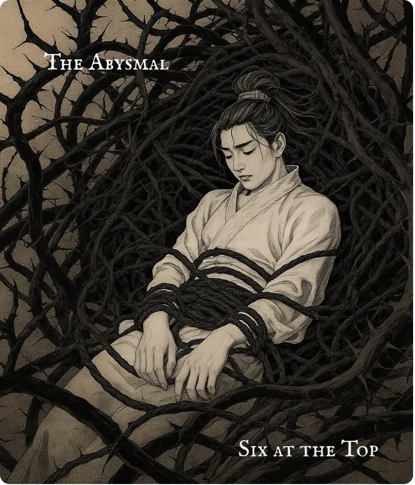 Hexagram 29 Six at the Top Line Card