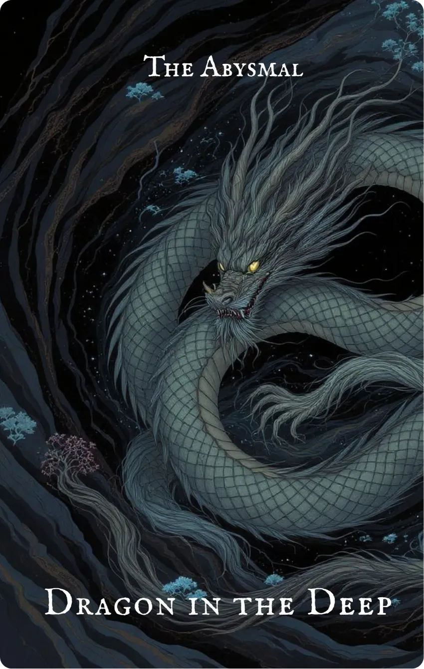 Hexagram 29 The Abysmal (Water) — Card Front