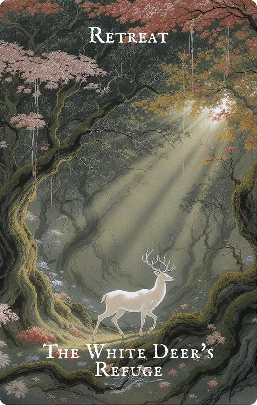 Hexagram 33 Retreat Card — Front