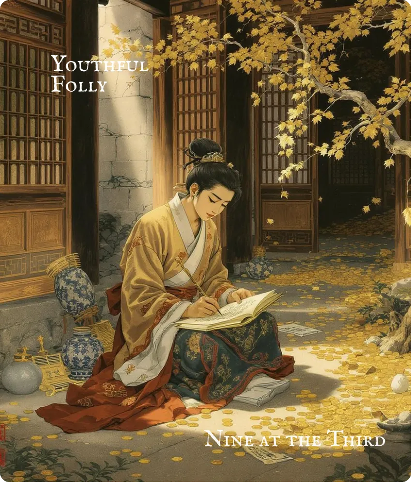 Hexagram 4 Third Six — Do Not Take Such a Woman Card