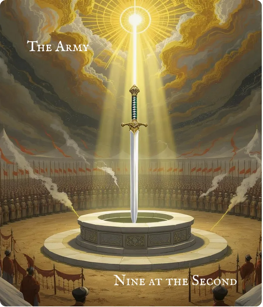 Hexagram 7 The Army — Nine in the Second Line Card