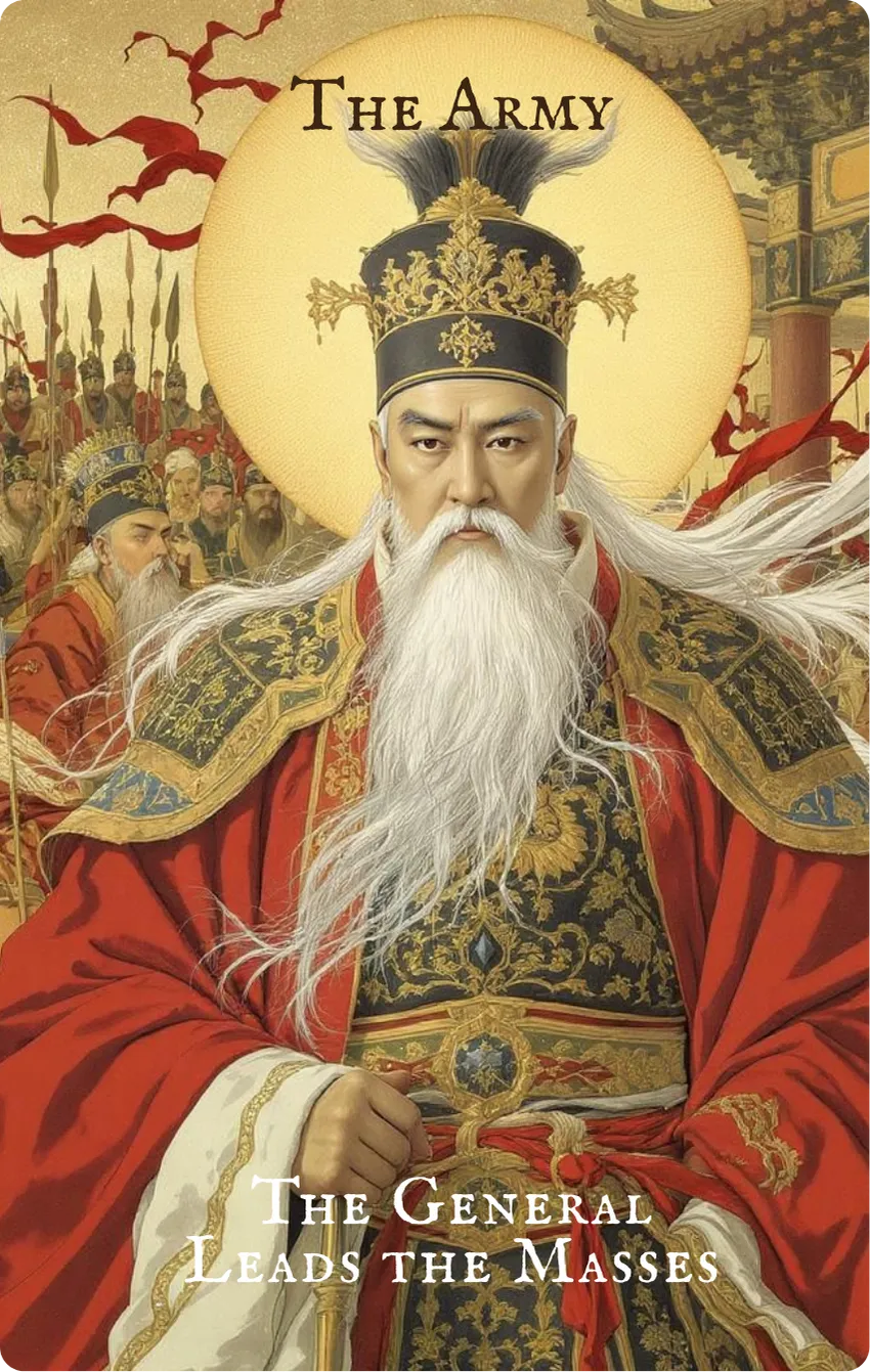 Hexagram 7 The Army Card — Front