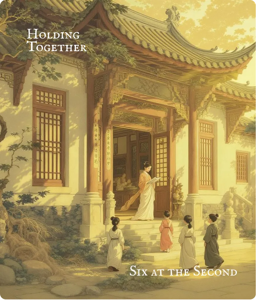 Hexagram 8 Holding Together (Union) — Six in the Second Card Front